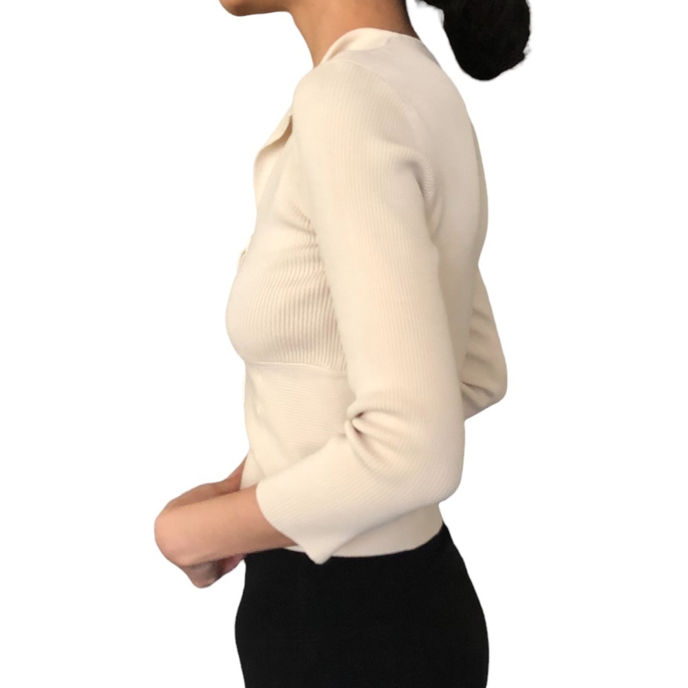 Ribbed lace up top - Picture 6 of 9